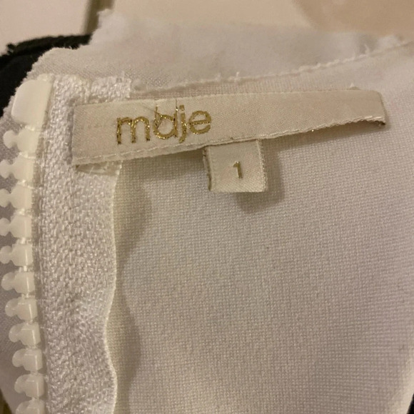 Maje White Midi Tiered Ruffled Sundress size 1 - Picture 7 of 8